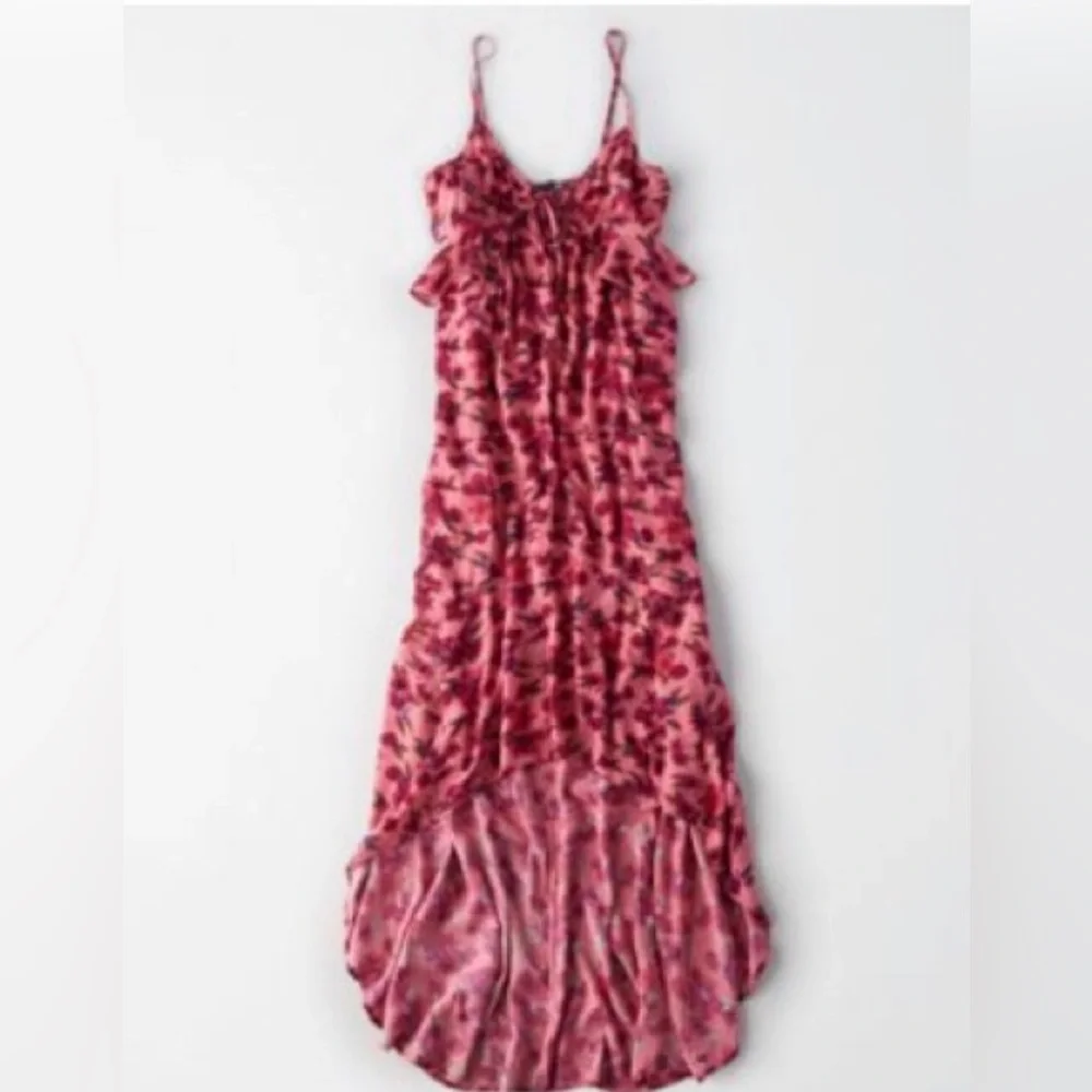 NWT AE Hi-Lo Ruffled Maxi - Picture 1 of 5